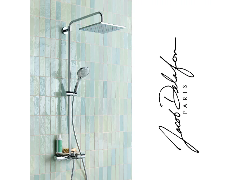 Colonne bain douche thermotastique JACOB DELAFON July+ chromé