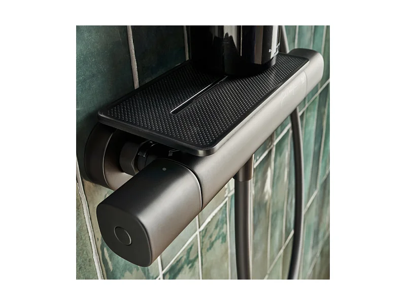 Mitigeur douche thermostatique JACOB DELAFON July+ noir mat