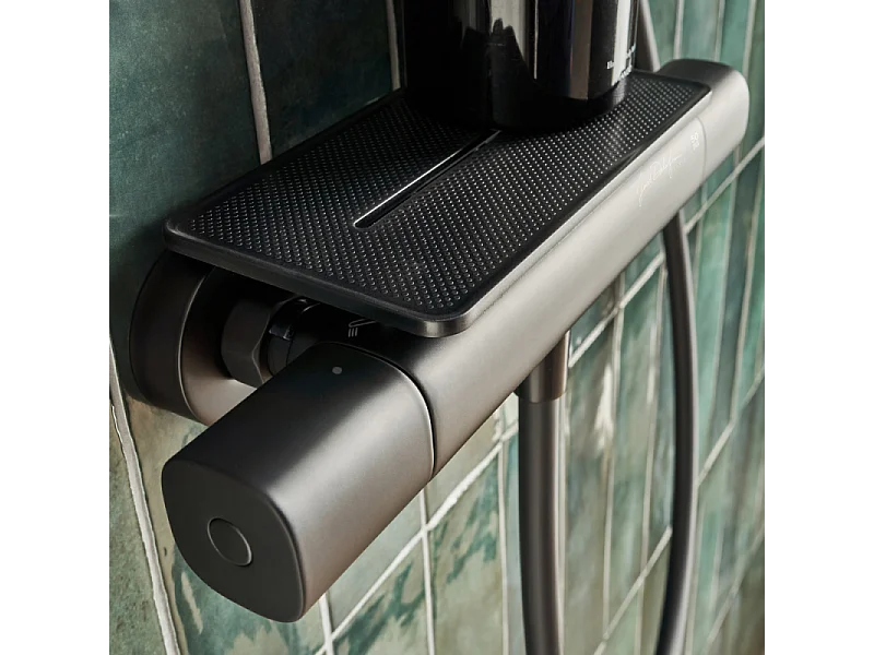 Mitigeur douche thermostatique JACOB DELAFON July+ noir mat