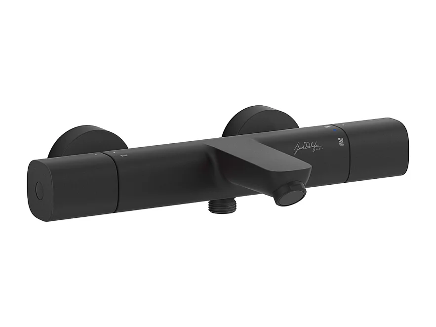 Mitigeur baignoire thermotastique JACOB DELAFON July+ noir mat