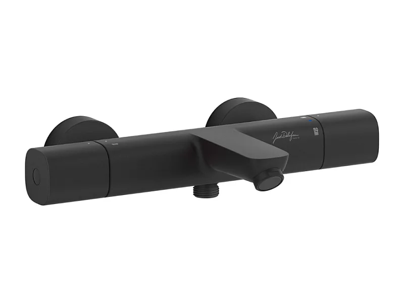 Mitigeur baignoire thermotastique JACOB DELAFON July+ noir mat