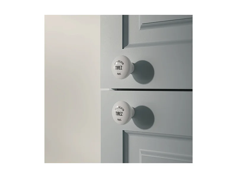 Colonne de salle de bain JACOB DELAFON Cléo 1889 bleu orage velours version droite