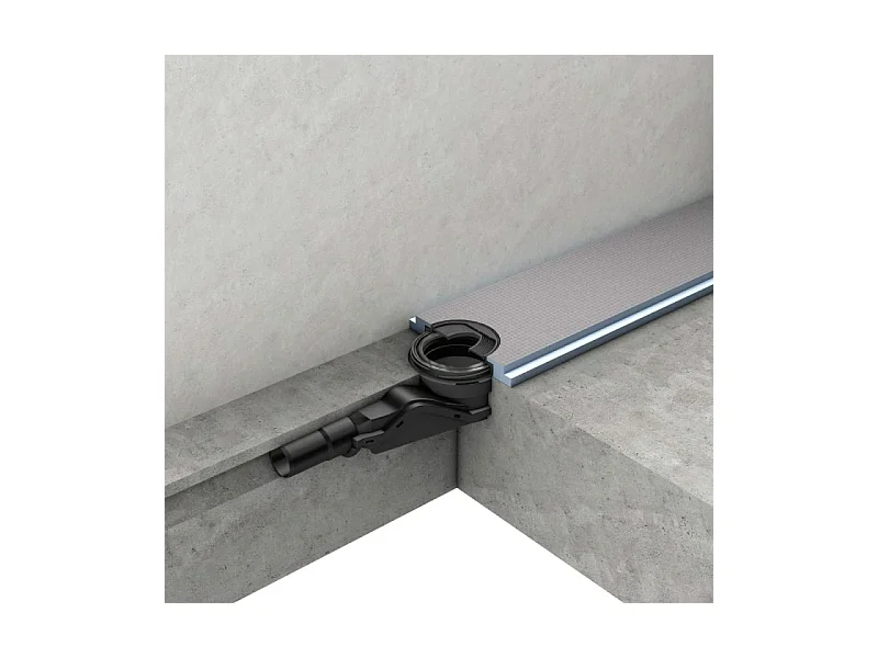 Receveur de douche pré-penté 164 x 120 x 3,5 cm WEDI Fundo Flex bois