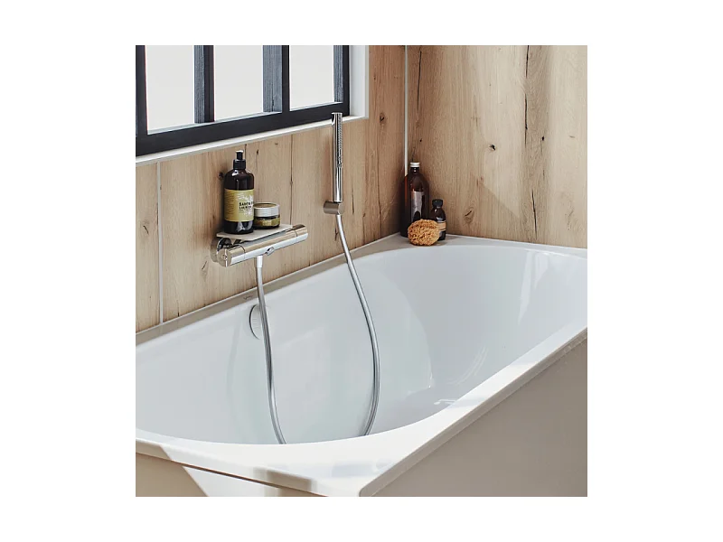 Pommeau de douche JACOB DELAFON Shift+ rond 2 jets chromé