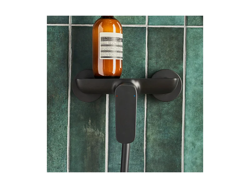 Mitigeur douche mural JACOB DELAFON July+ noir mat