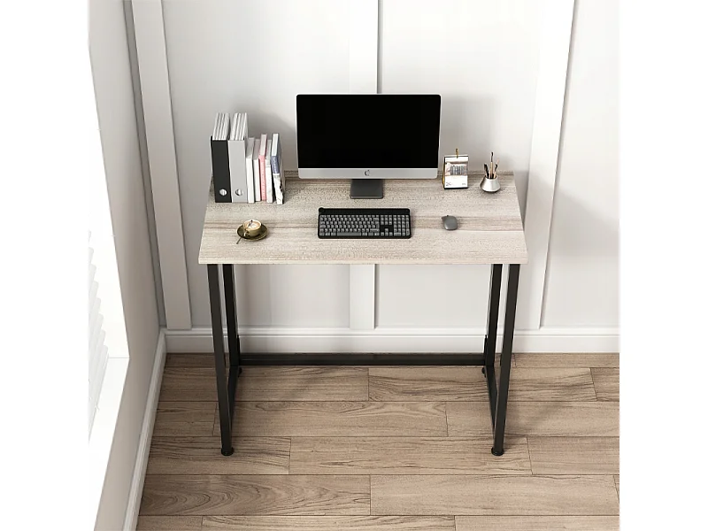 Bureau d'ordinateur moderne 80 cm