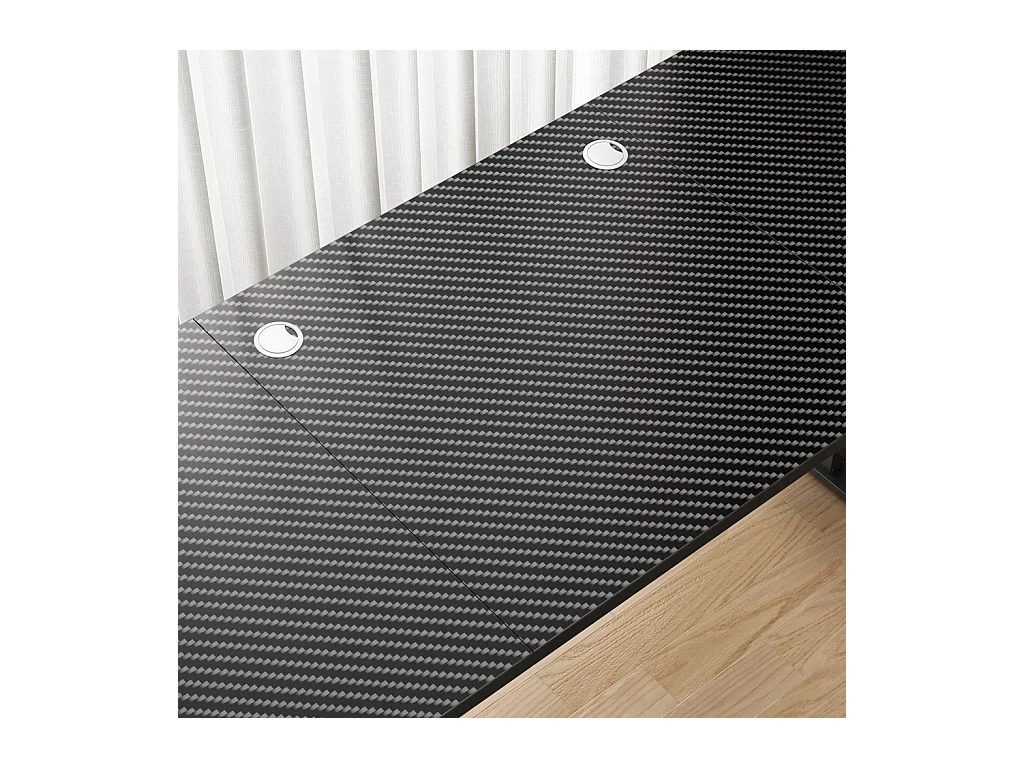 Elektrisch verstelbaar bureau, zwart, 120 cm, verstelbaar, MODERN, 72-118 cm