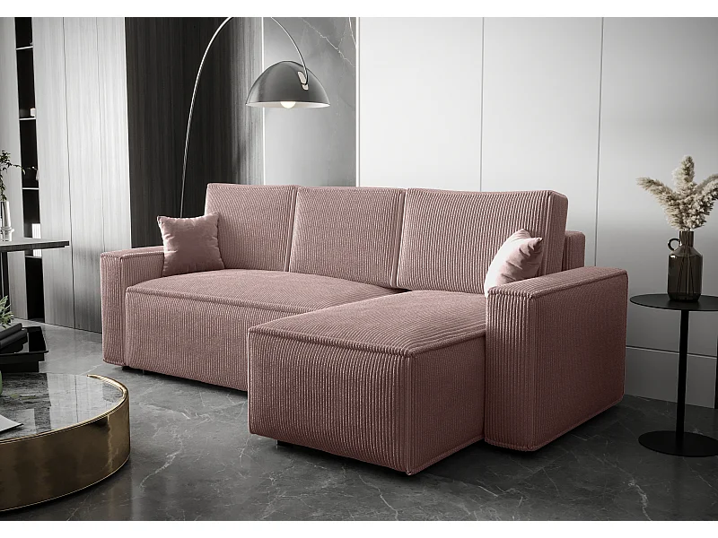 BEDANTE Canapé d'angle avec fonction de couchage AMBRO L Poso 27 Droite