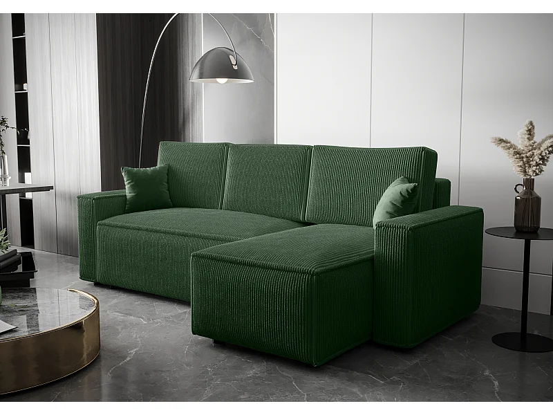 BEDANTE Hoekbank L met slaapfunctie AMBRO Poso 14 Rechts