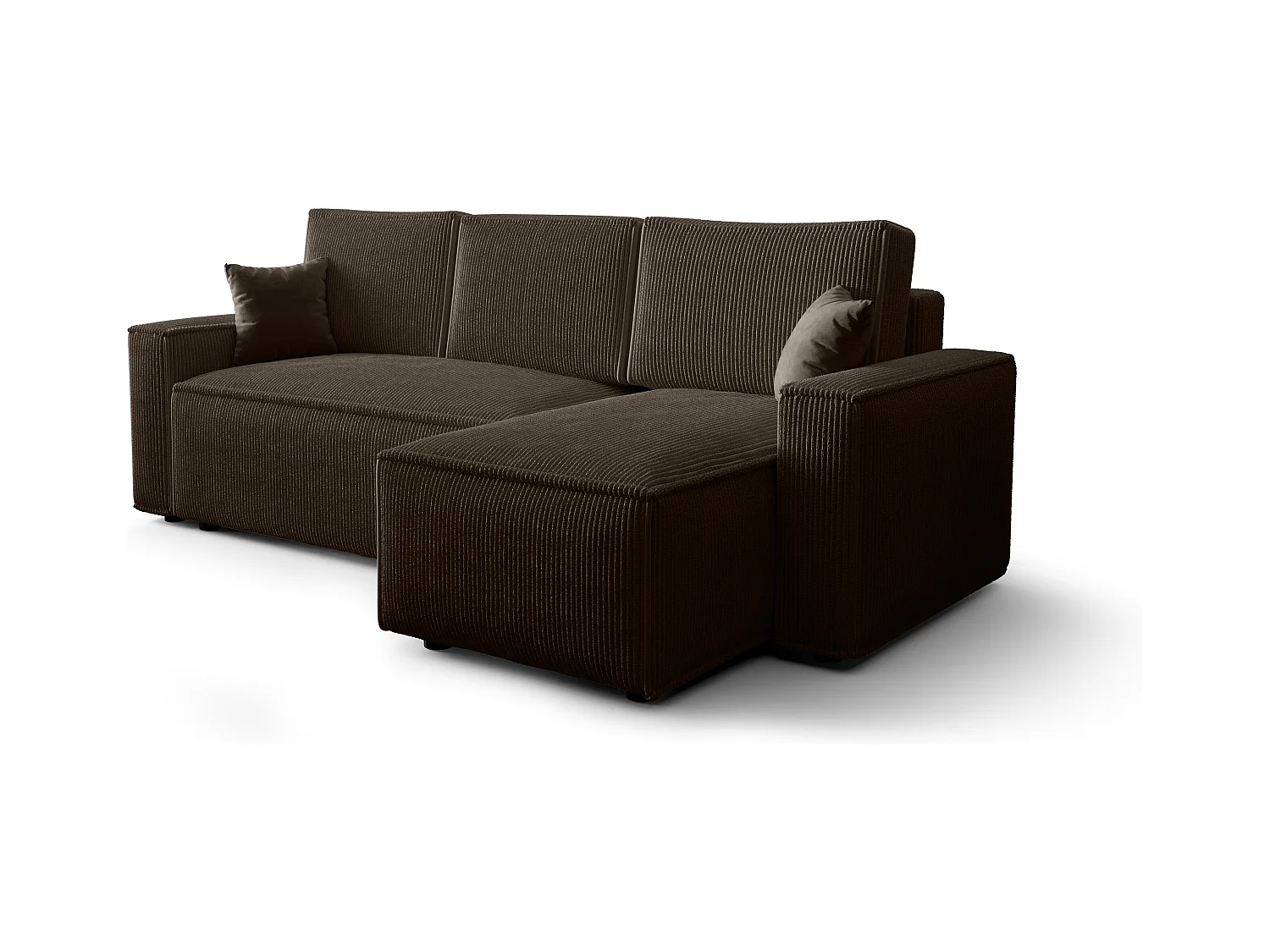 BEDANTE Canapé d'angle avec fonction de couchage AMBRO L Poso 06 Droite