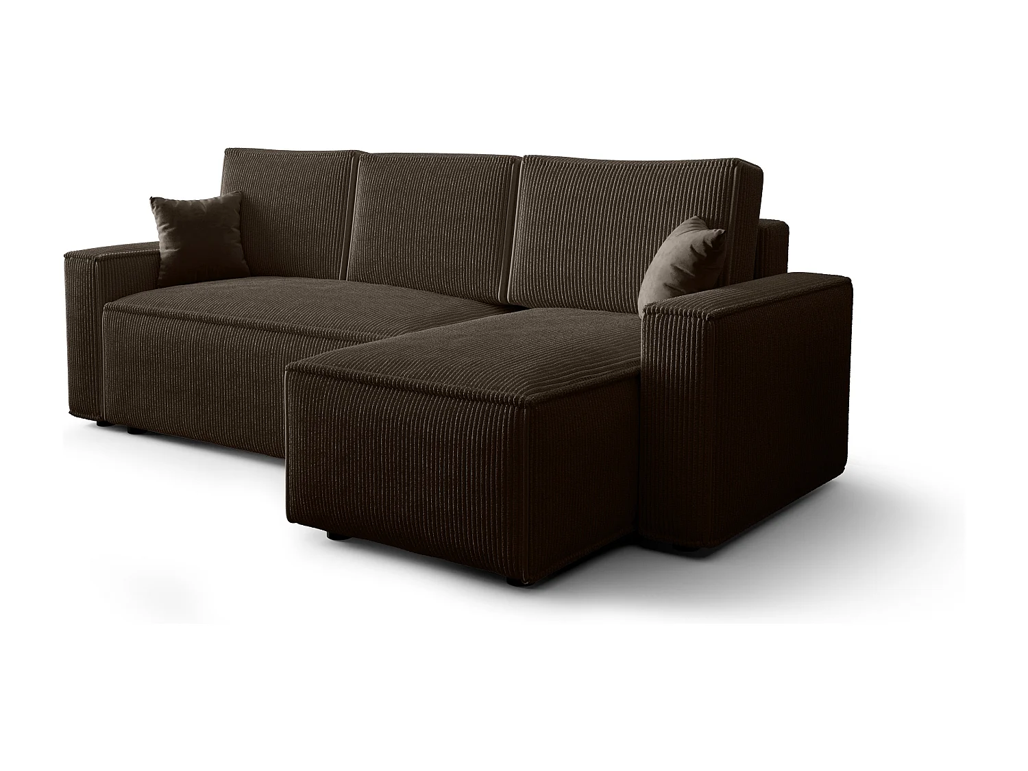 BEDANTE Canapé d'angle avec fonction de couchage AMBRO L Poso 06 Droite