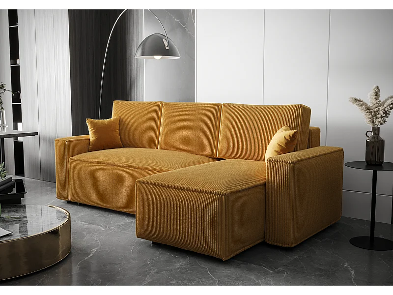 BEDANTE Ecksofa L AMBRO Poso 01 Rechts mit Schlaffunktion