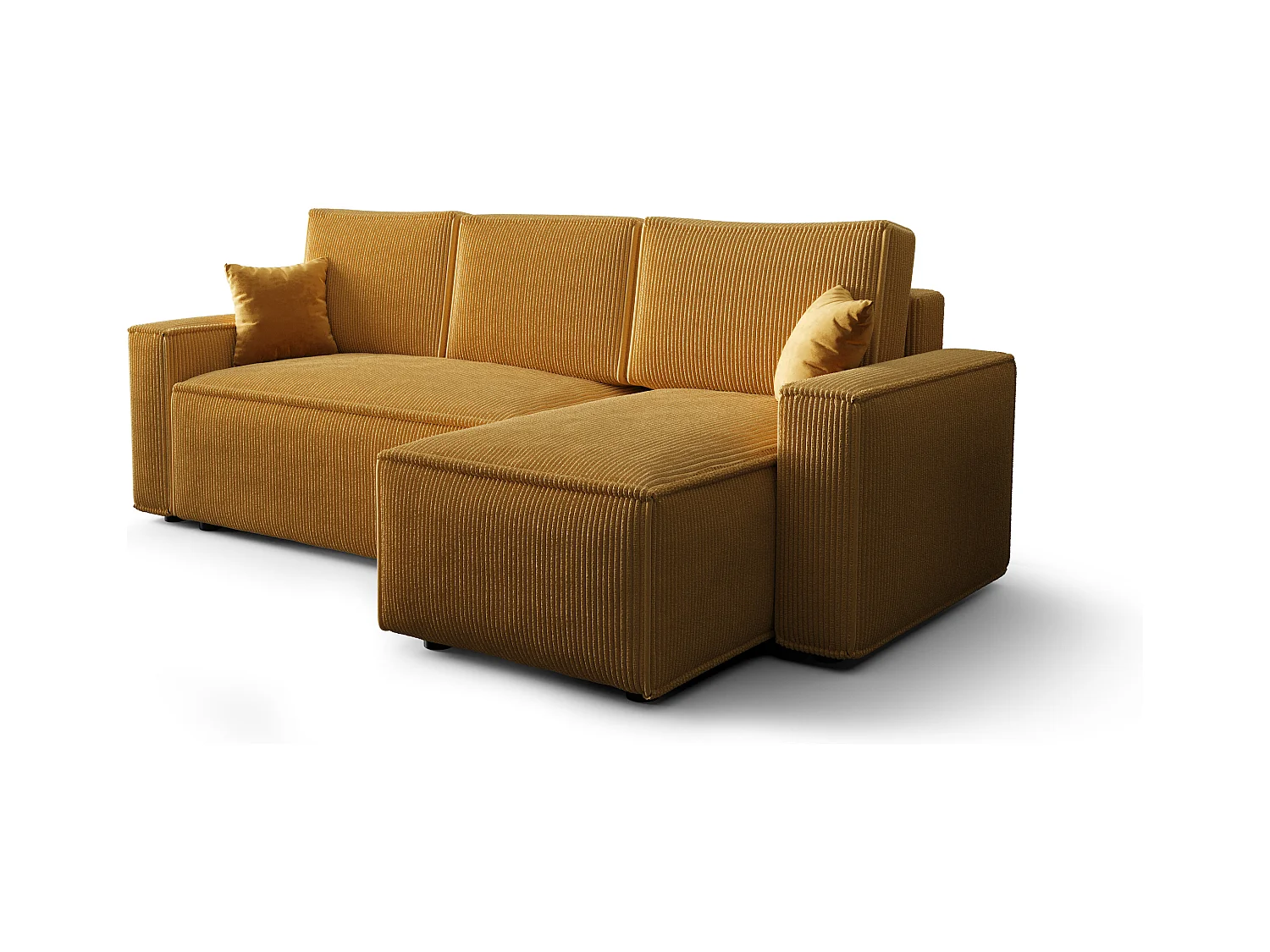 BEDANTE Canapé d'angle avec fonction de couchage AMBRO L Poso 01 Droite