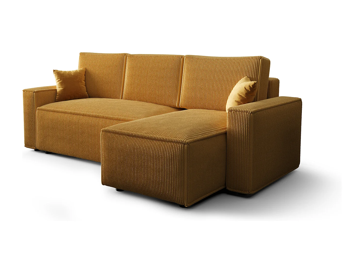 BEDANTE Canapé d'angle avec fonction de couchage AMBRO L Poso 01 Droite