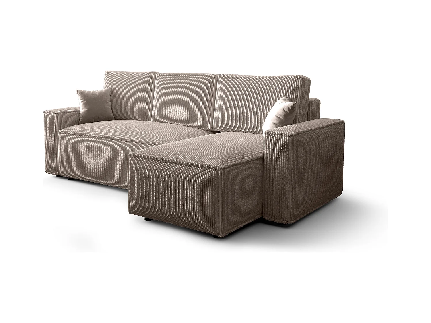 BEDANTE Canapé d'angle avec fonction de couchage AMBRO L Poso 02 Droite