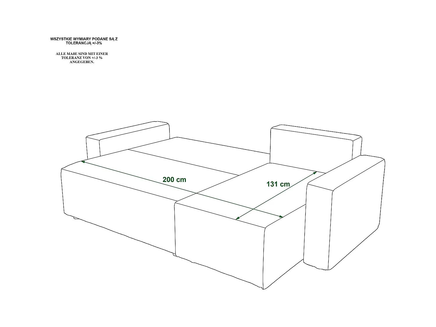 BEDANTE Canapé d'angle avec fonction de couchage AMBRO L Poso 02 Droite