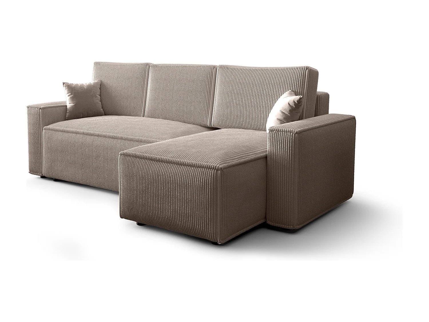 BEDANTE Canapé d'angle avec fonction de couchage AMBRO L Poso 02 Droite