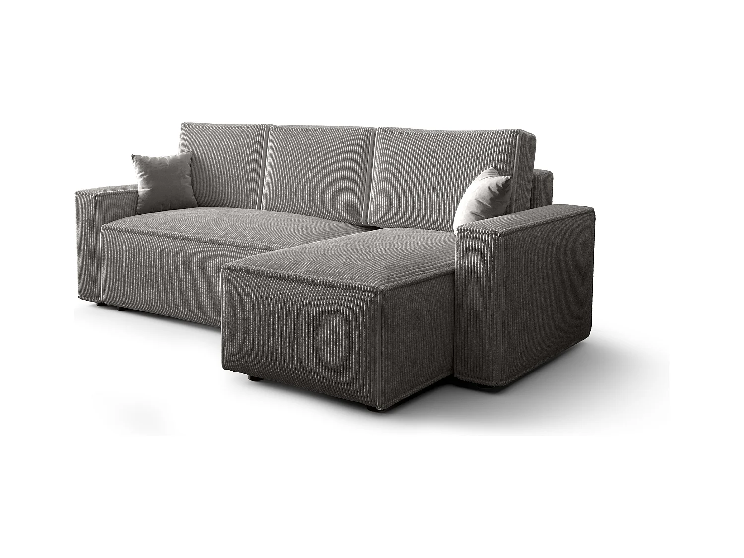 BEDANTE Canapé d'angle avec fonction de couchage AMBRO L Poso 55 Droite