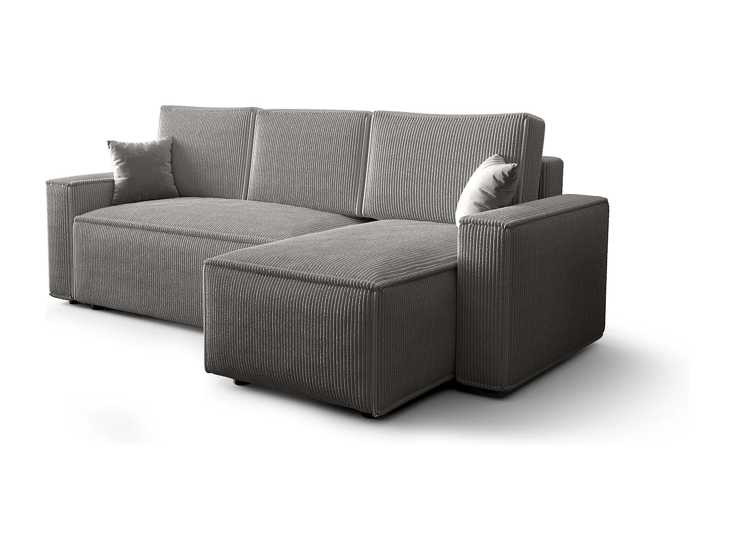 BEDANTE Canapé d'angle avec fonction de couchage AMBRO L Poso 55 Droite