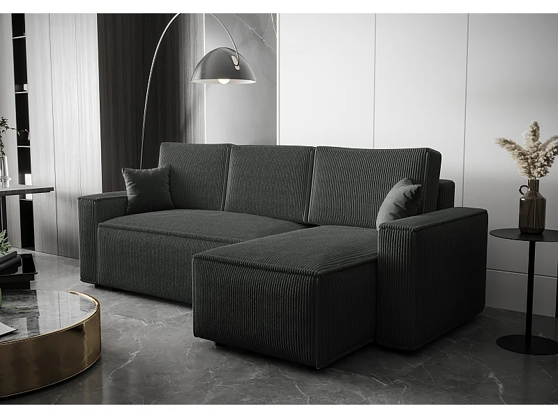 BEDANTE Canapé d'angle avec fonction de couchage AMBRO L Poso 34 Droite