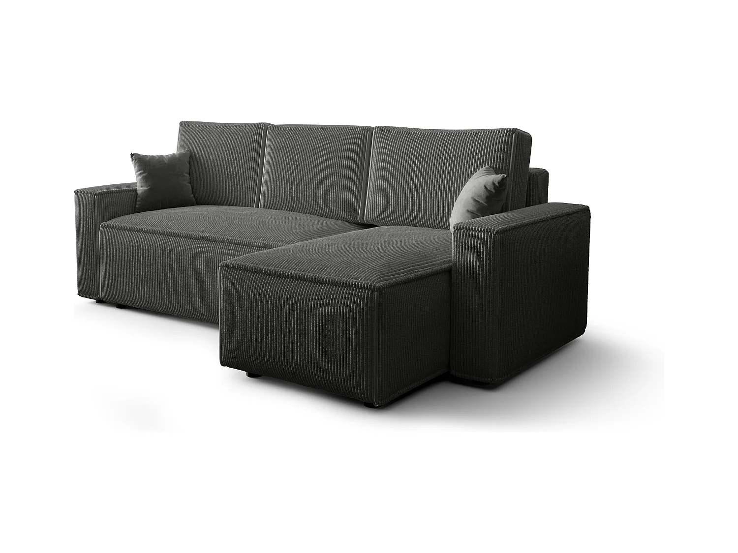 BEDANTE Canapé d'angle avec fonction de couchage AMBRO L Poso 60 Droite