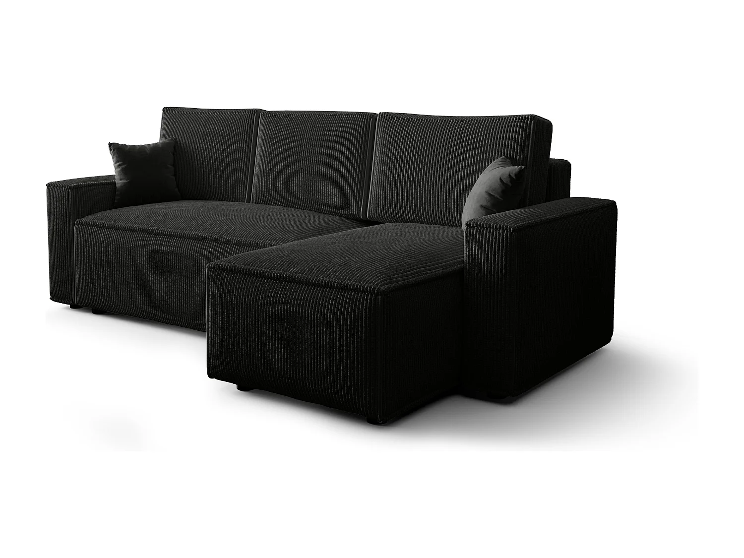 BEDANTE Canapé d'angle avec fonction de couchage AMBRO L Poso 135 Droite