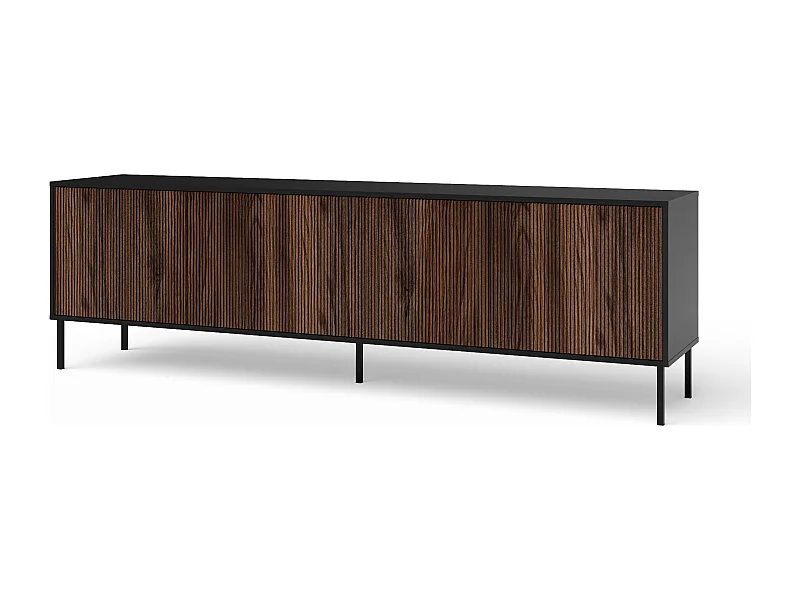 Buffet 4 ante BUDAPEST-S nero/rovere rio