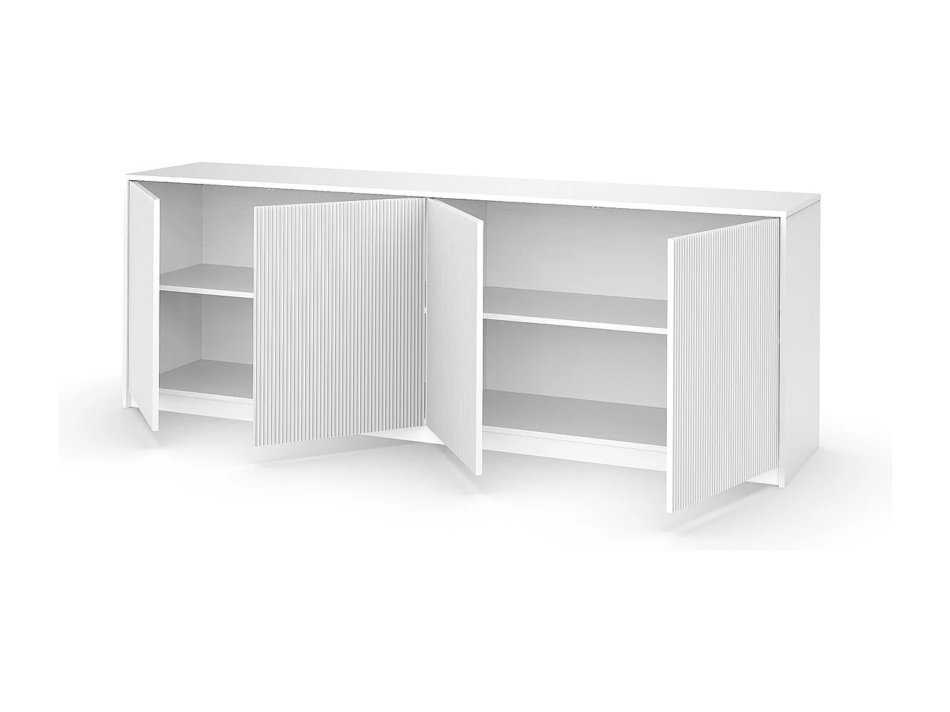 Buffet 4 portes BUDAPEST blanc