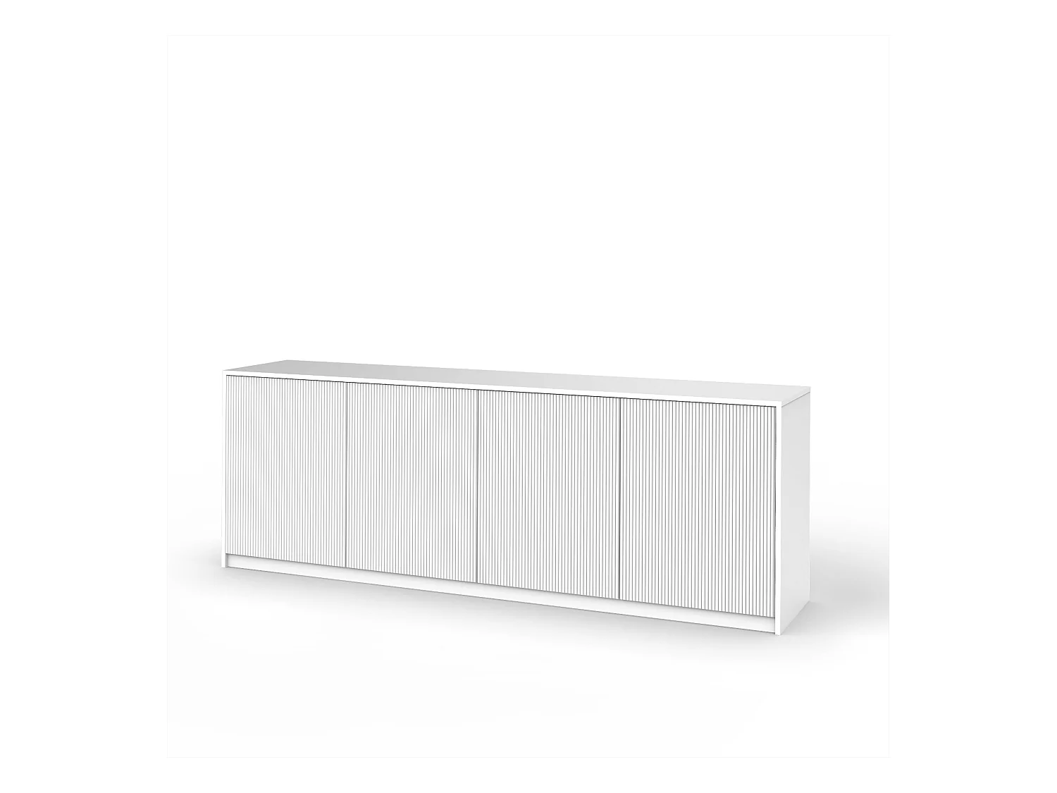 Buffet 4 portes BUDAPEST blanc