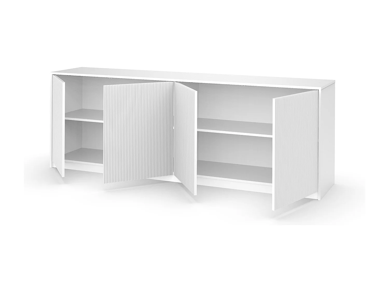 Buffet 4 portes BUDAPEST blanc