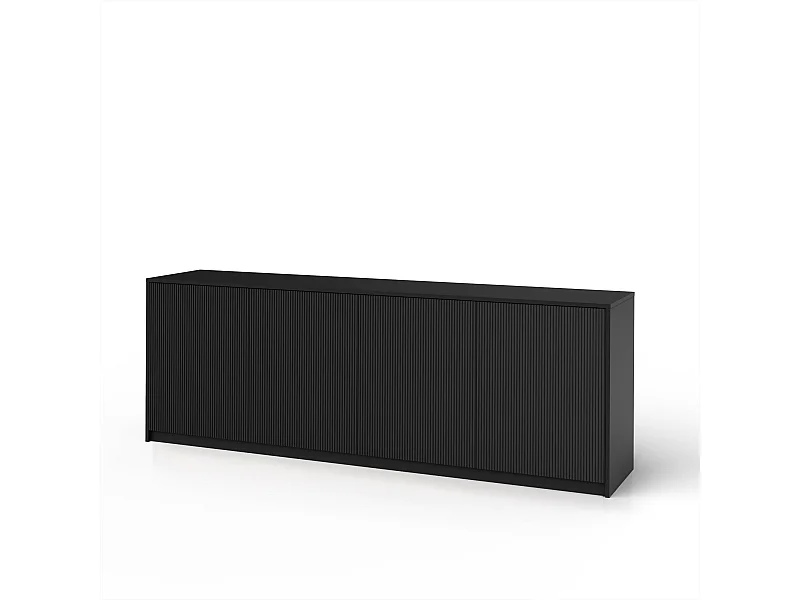Buffet BUDAPEST com 4 portas preto
