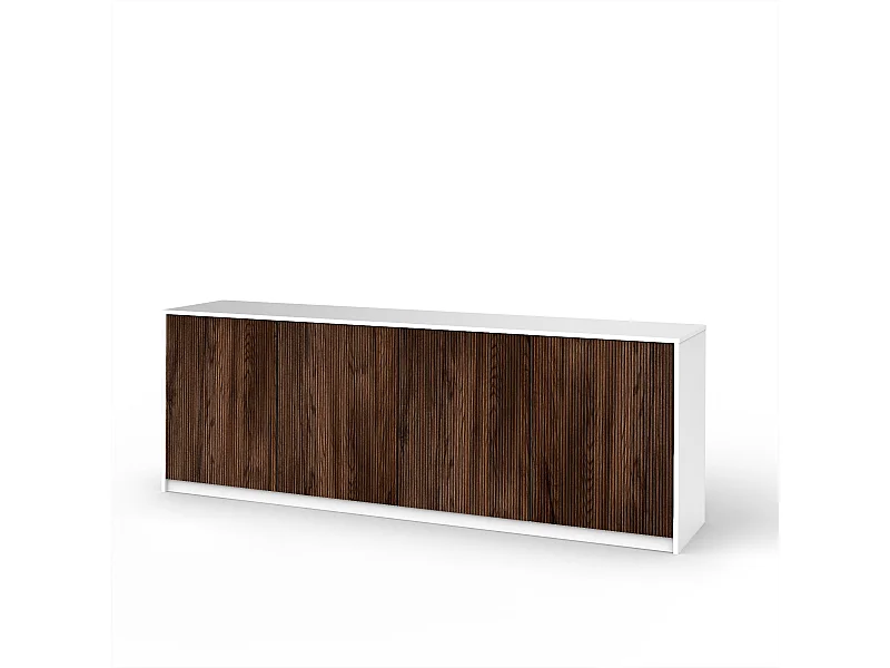 Buffet 4 ante BUDAPEST bianco/rovere rio