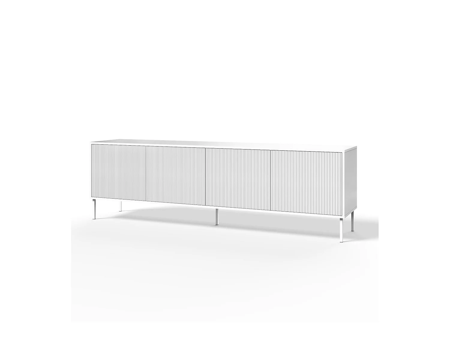 Buffet 4 portes BUDAPEST-S blanc
