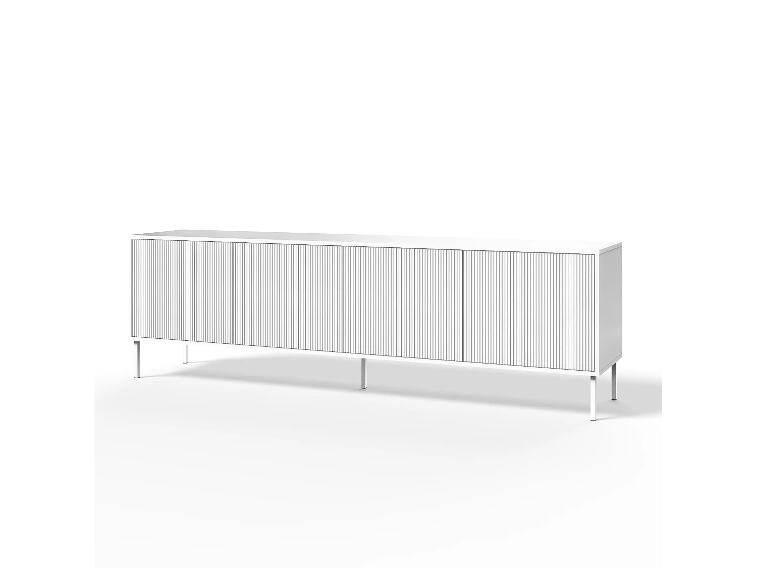 Aparador de 4 portas BUDAPEST-S branco