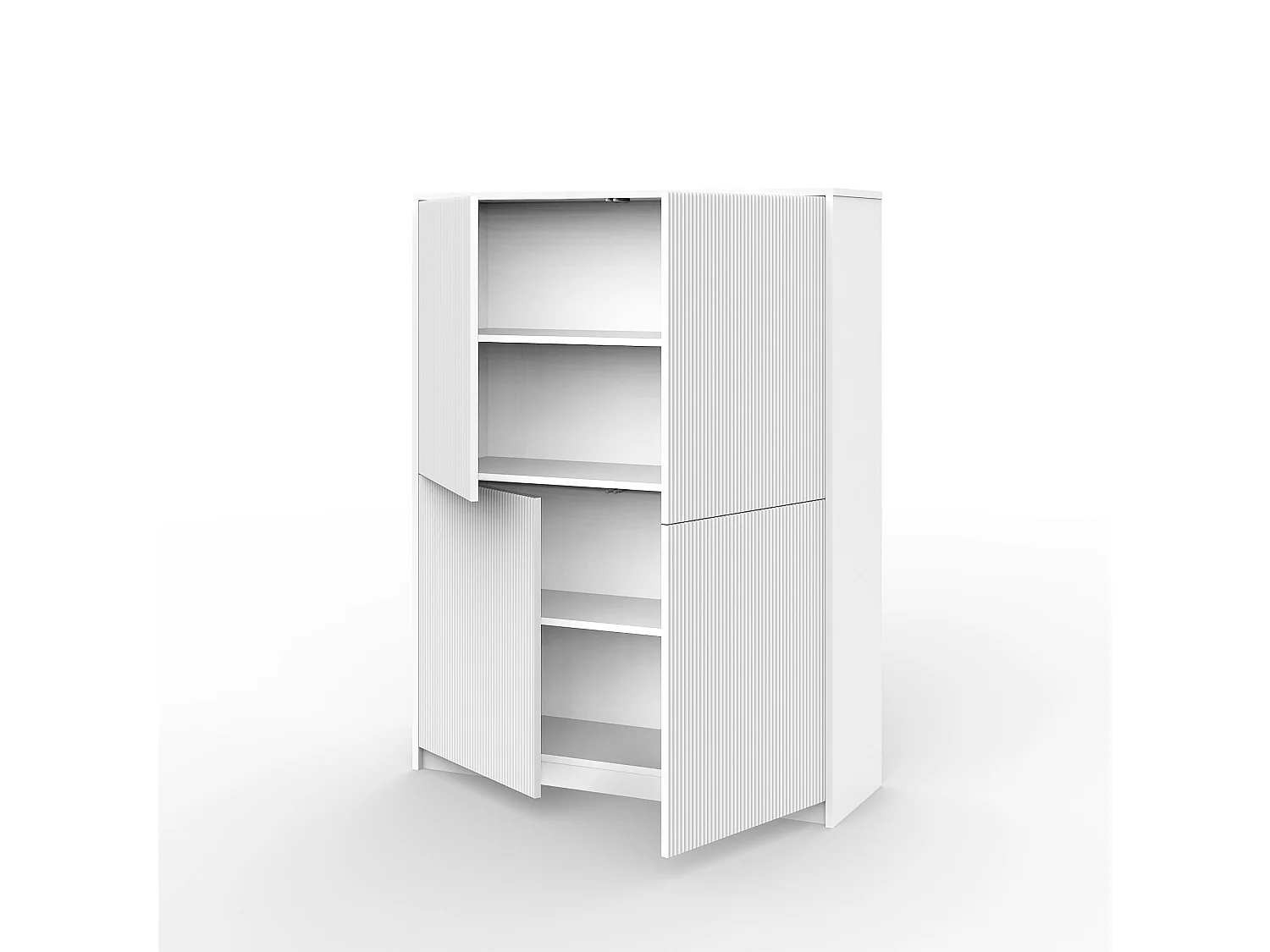 Credenza alta BUDAPEST bianco