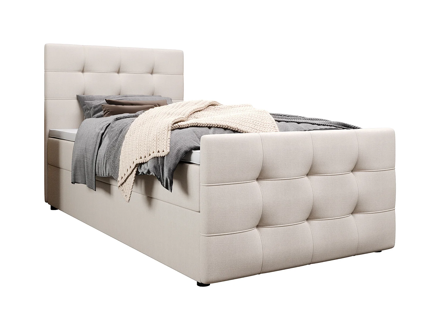 Boxspringbett MILANO 2 90x200 Cosmic 10
