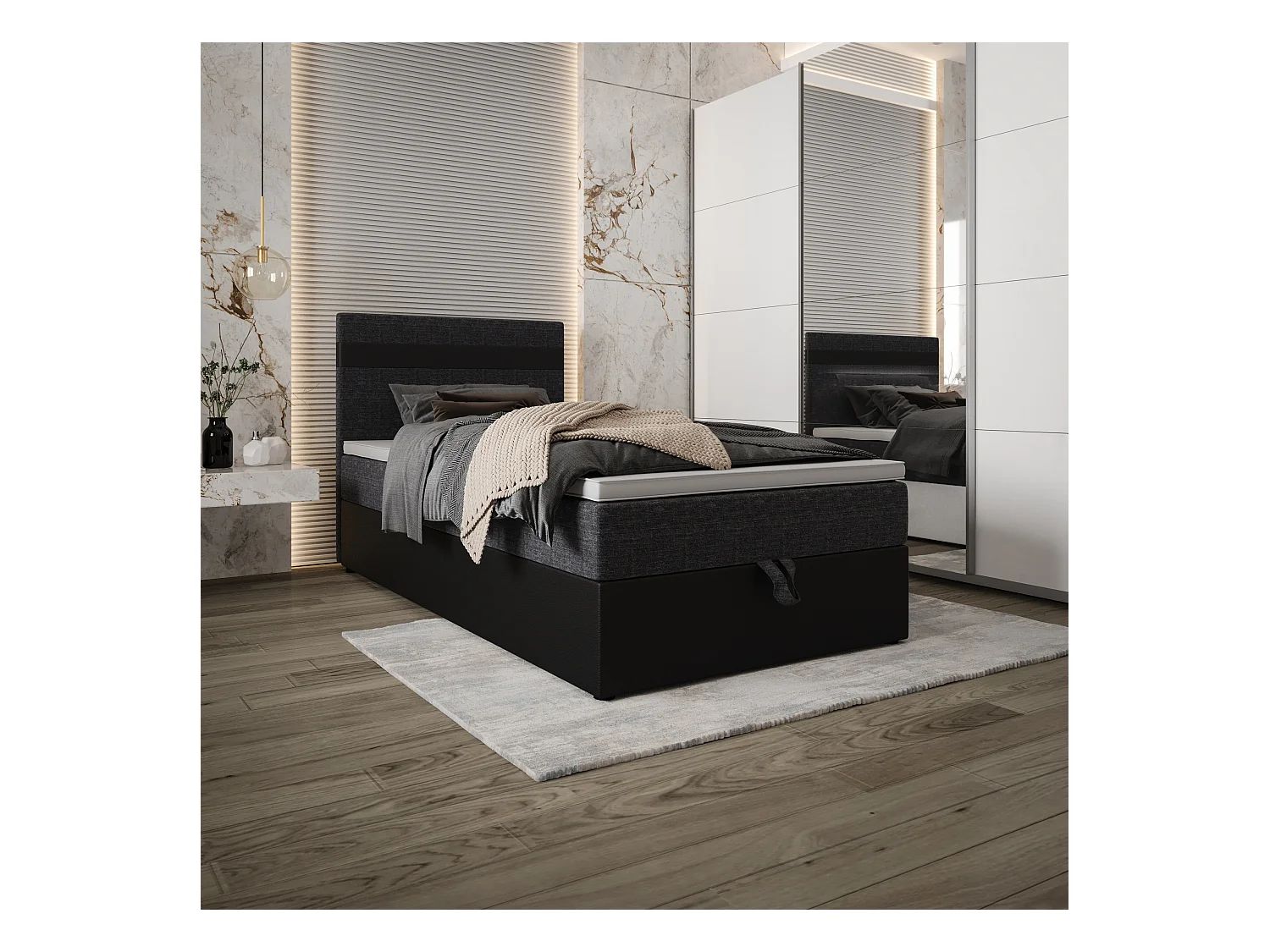 Boxspringbett MODENA 120x200 Kornet 10+d8