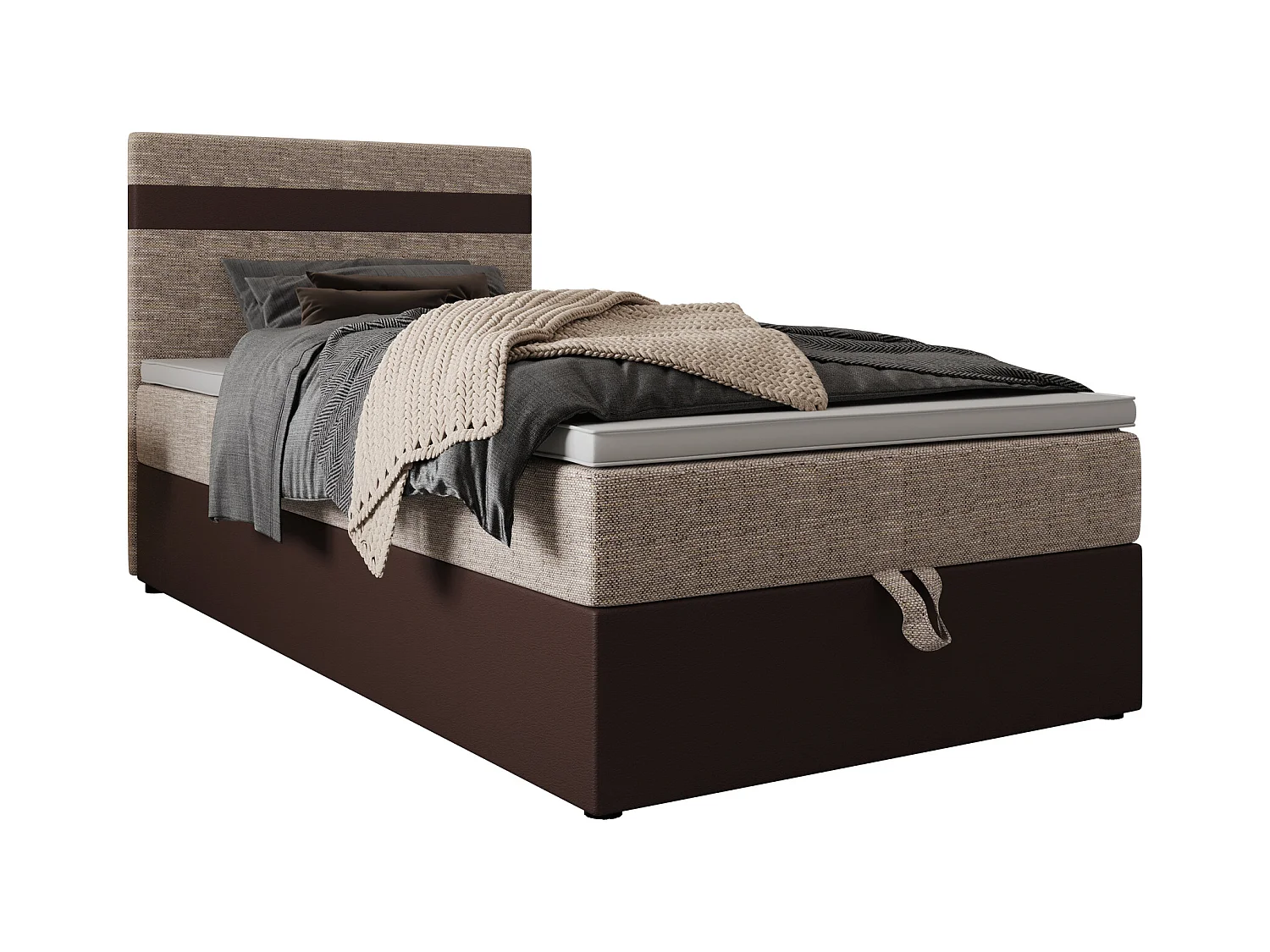 Boxspringbett MODENA 120x200 Kornet 04+d33