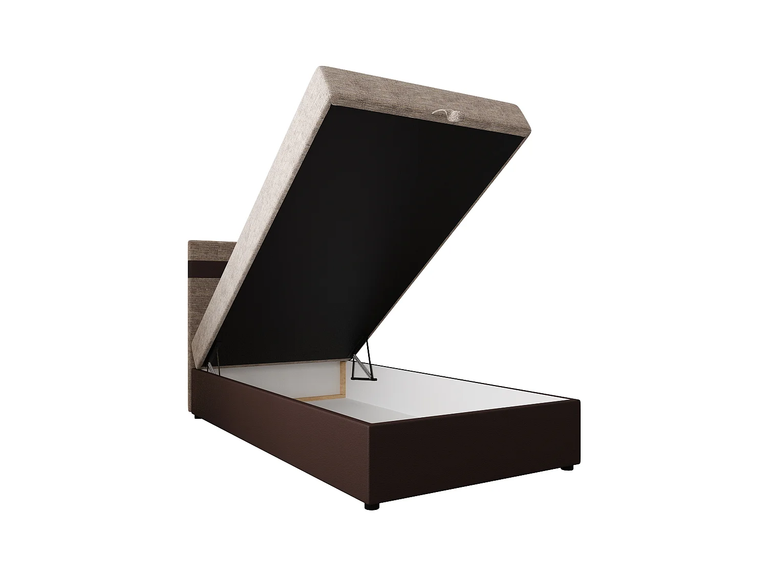 Boxspringbett MODENA 120x200 Kornet 04+d33