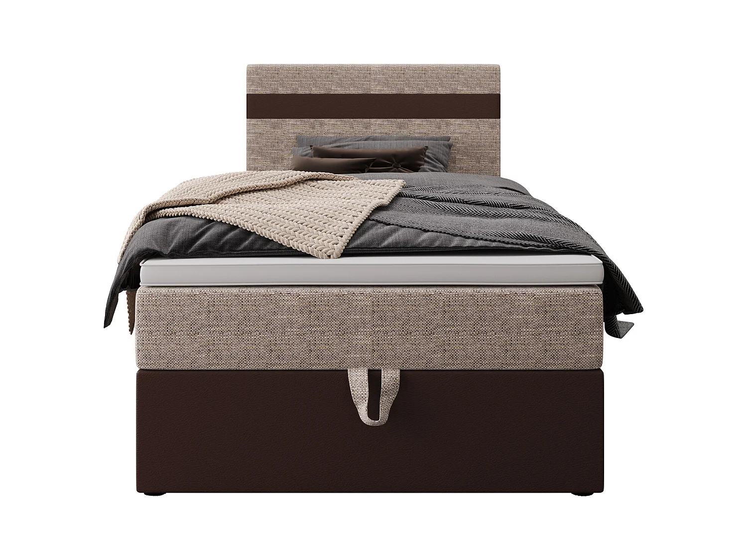 Boxspringbett MODENA 120x200 Kornet 04+d33
