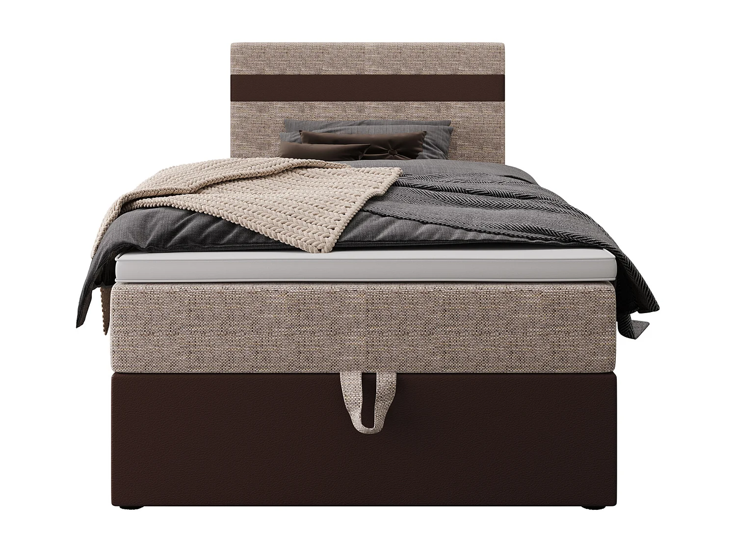 Boxspringbett MODENA 120x200 Kornet 04+d33