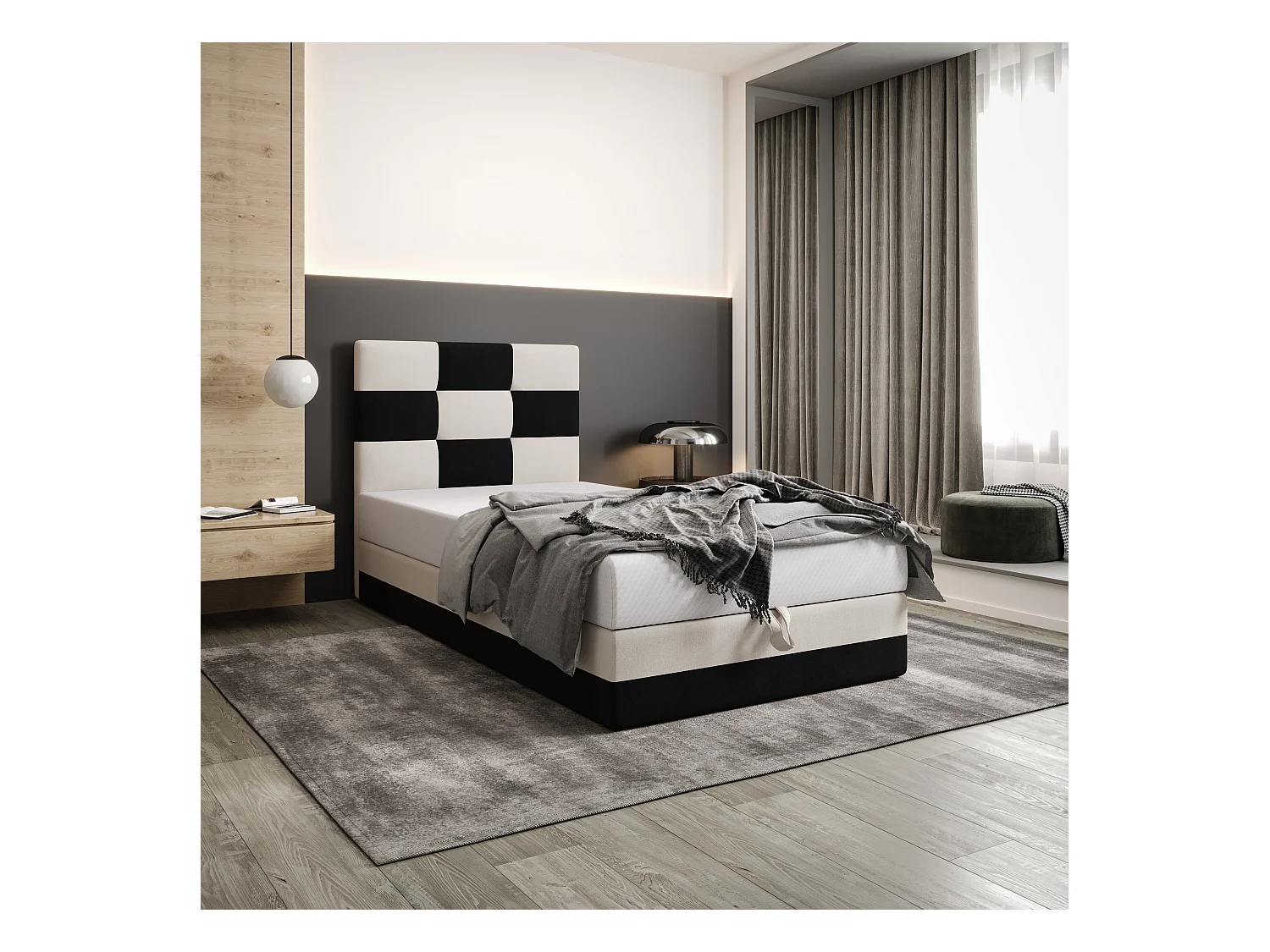 Boxspringbett MONA 120x200 Cosmic 100+10