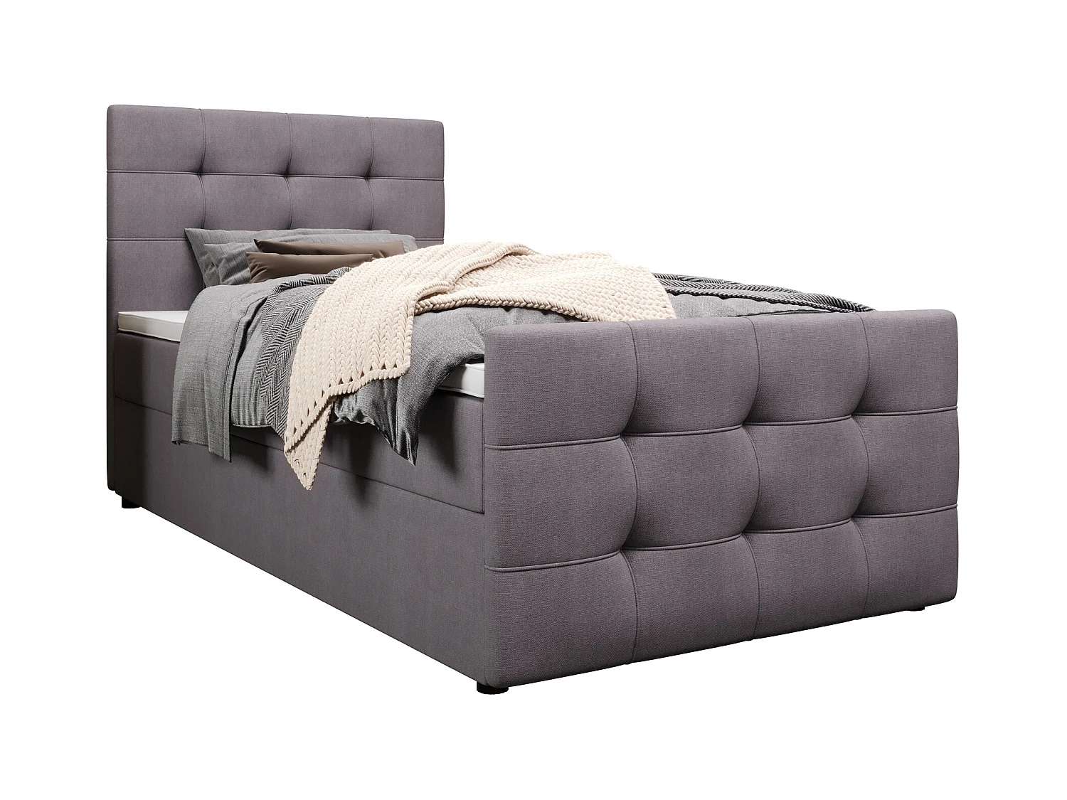 Boxspringbett MILANO 2 120x200 Cosmic 160