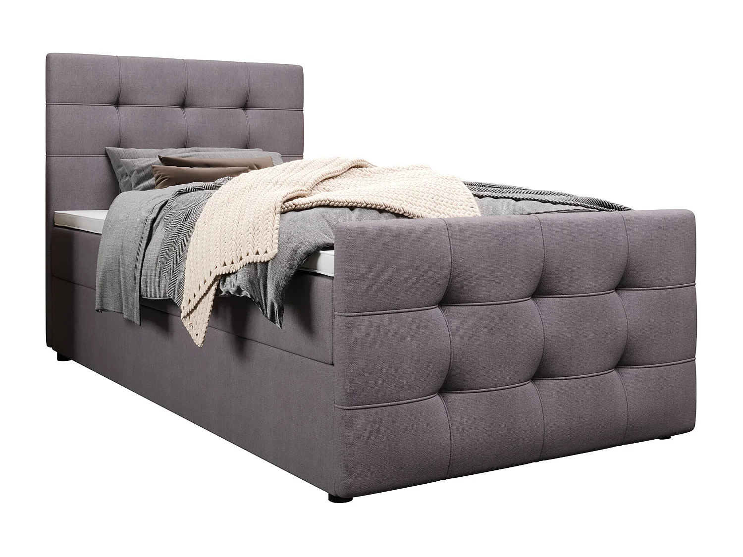 Boxspringbett MILANO 2 120x200 Cosmic 160