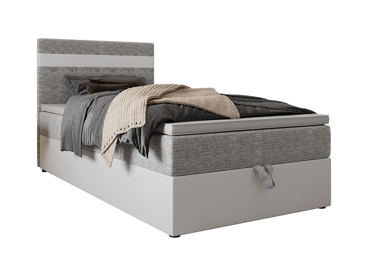 Boxspringbett MODENA 100x200 Kornet 02+d511