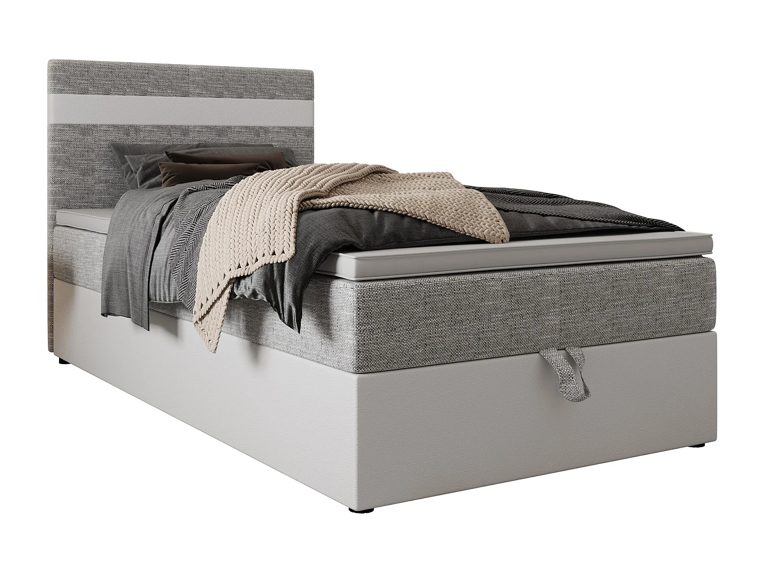 Boxspringbett MODENA 100x200 Kornet 02+d511