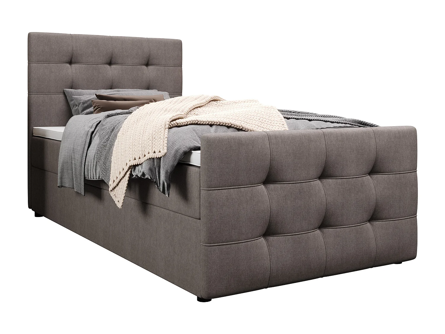 Boxspringbett MILANO 2 90x200 Cosmic 03