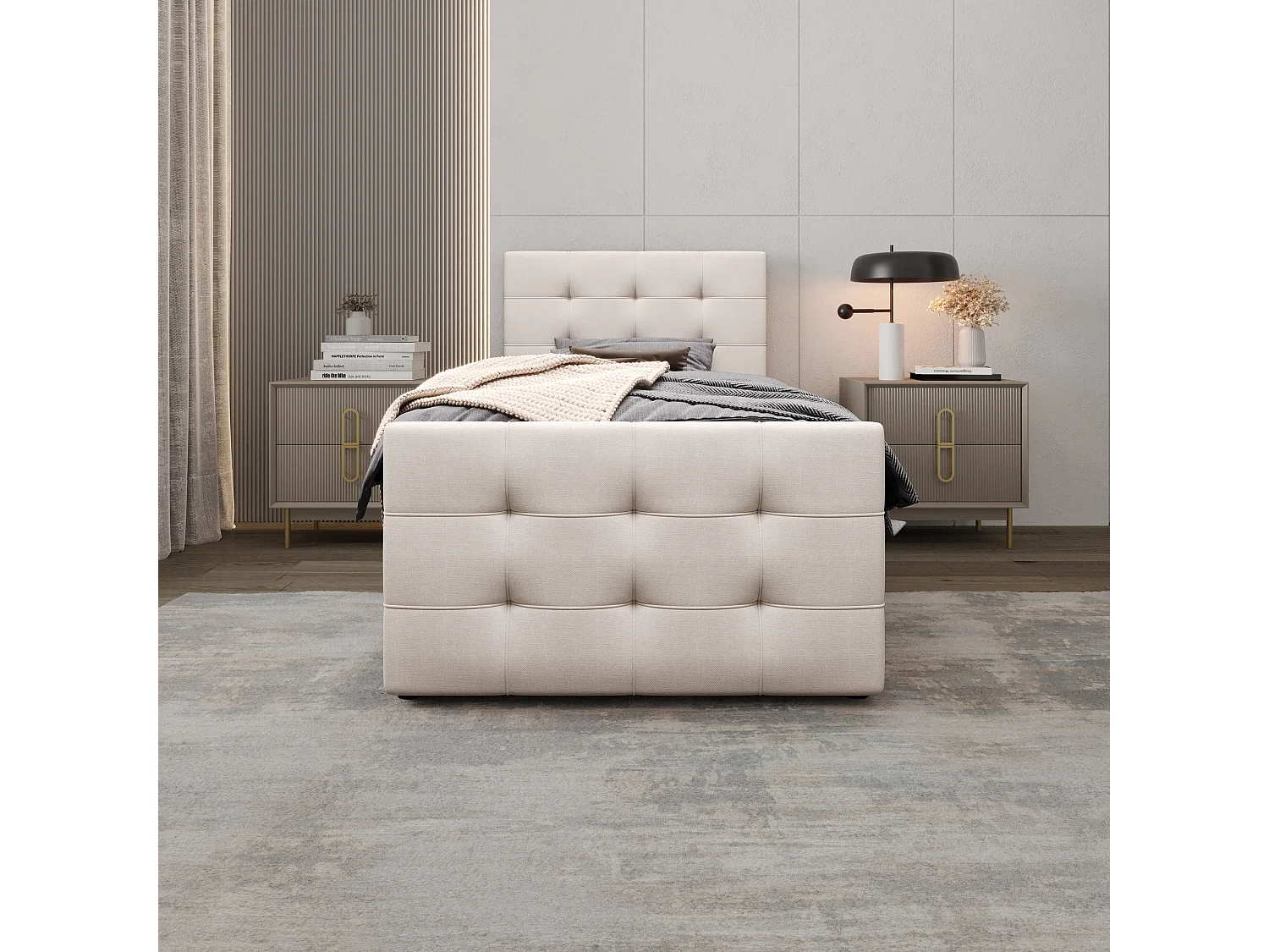 Boxspringbett MILANO 2 120x200 Cosmic 10