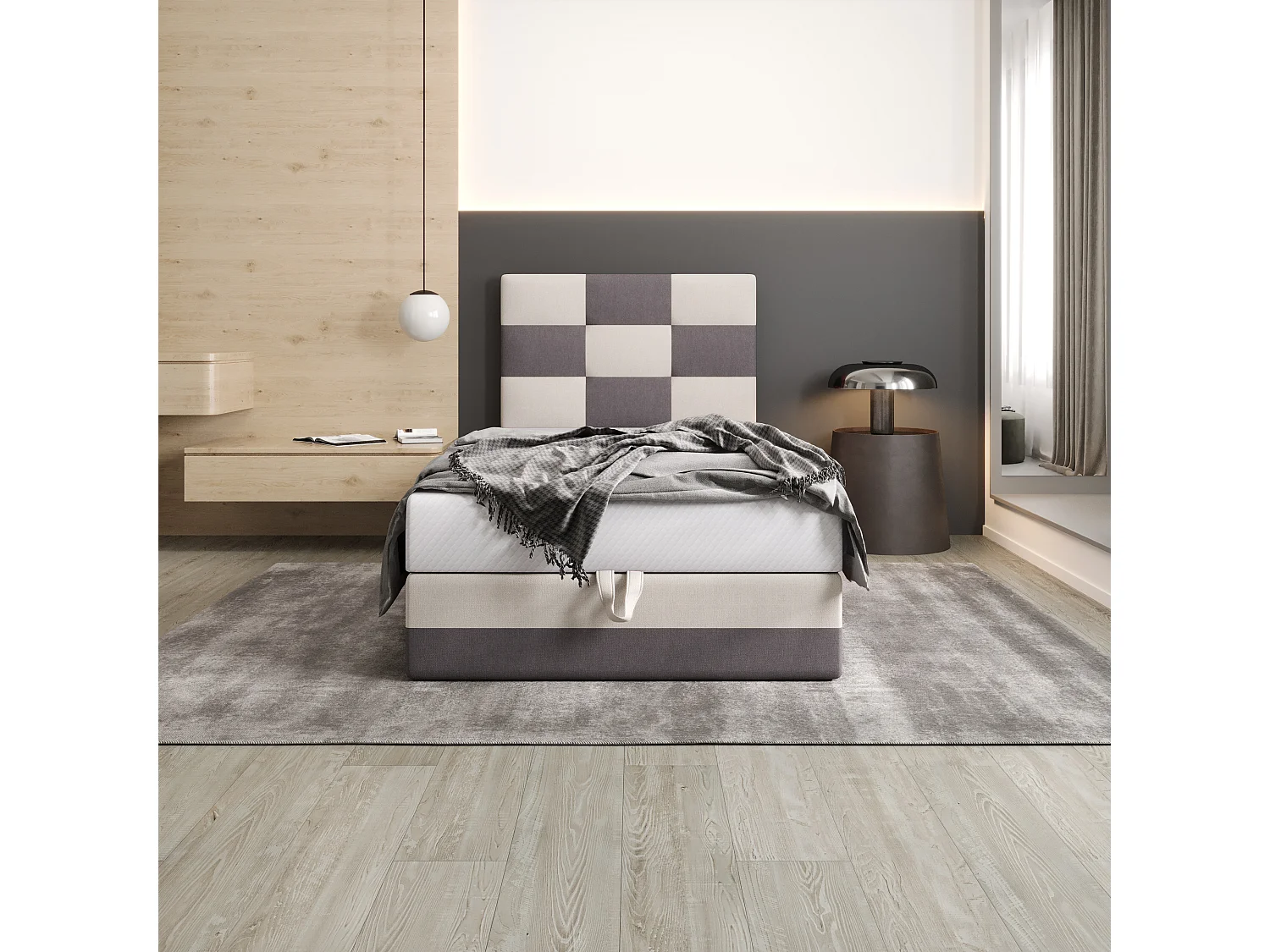 Boxspringbett MONA 100x200 Cosmic 160+10