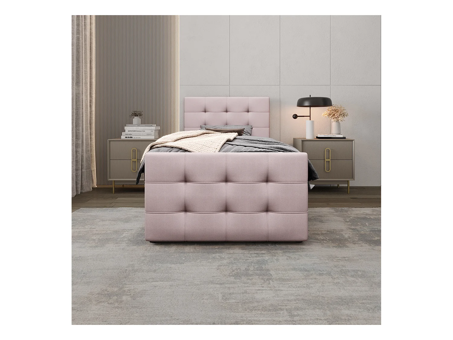 Boxspringbett MILANO 2 120x200 Cosmic 14